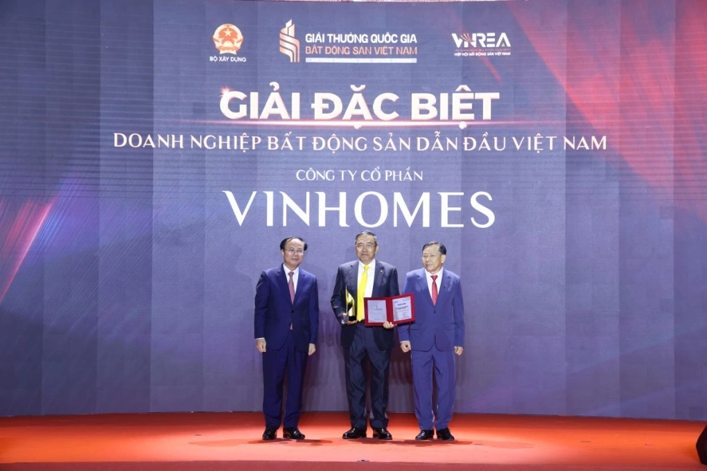 Vinhomes nhận giải đặc biệt tại Giải thưởng Quốc gia Bất động sản